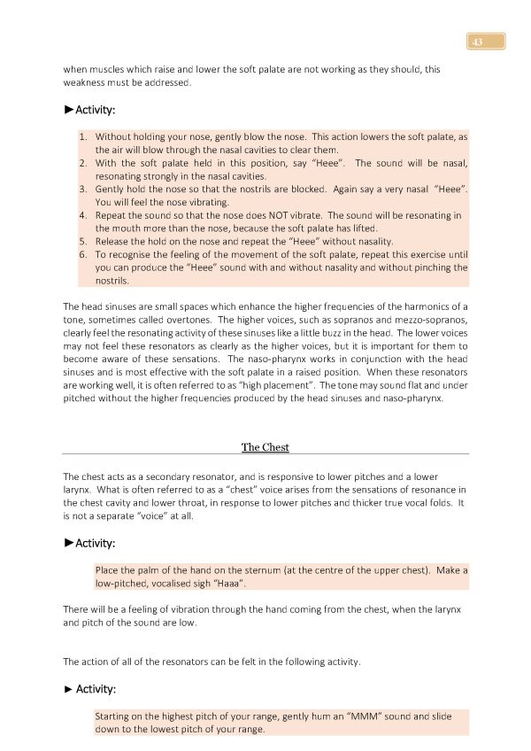 SINGING - An Extensive Handbook For All Singers & Their Teachers (eBook version) - Image 5